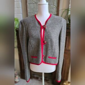 Vintage German 100%  Wool Traditional Jacket, Blazer Size 44